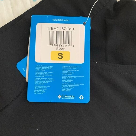Columbia Women’s Active Fit Omni-Shield Pull-On Capri Pants Black Small NWT - Picture 6 of 11